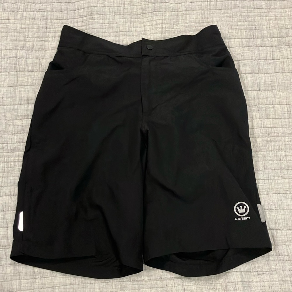 Like New - CANARI MEN'S Baggy Biker Shorts Large